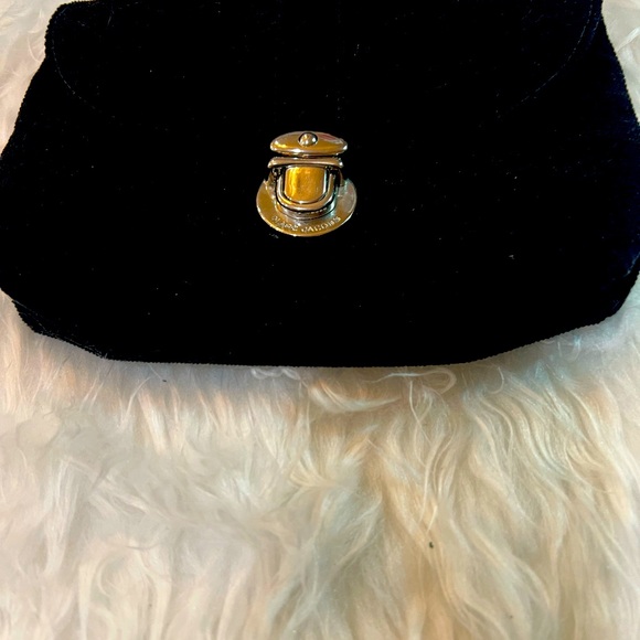 Marc Jacobs Handbags - Marc Jacobs Black Clutch with Silver Clasp